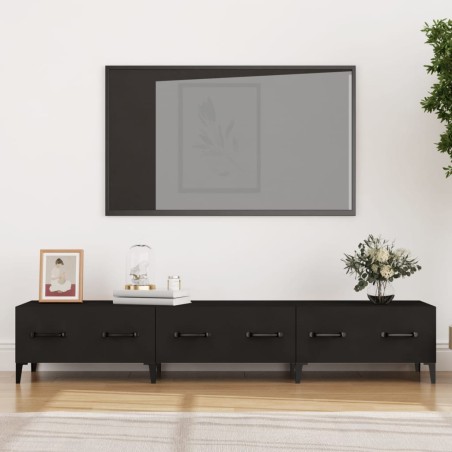 vidaXL TV-Schrank Schwarz 150x34,5x30 cm Holzwerkstoff