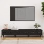 vidaXL TV-Schrank Schwarz 150x34,5x30 cm Holzwerkstoff vidaXL TV-Schrank Schwarz 150x34,5x30 cm Holzwerkstoff