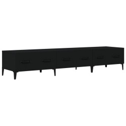 vidaXL TV-Schrank Schwarz 150x34,5x30 cm Holzwerkstoff