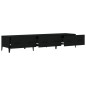 vidaXL TV-Schrank Schwarz 150x34,5x30 cm Holzwerkstoff vidaXL TV-Schrank Schwarz 150x34,5x30 cm Holzwerkstoff