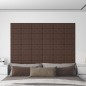 Wandpaneele 12 Stk. Braun 30x15 cm Kunstleder 0,54 m² Wandpaneele 12 Stk. Braun 30x15 cm Kunstleder 0,54 m²