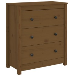vidaXL Sideboard Honigbraun 70x35x80 cm Massivholz Kiefer