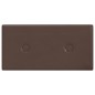 Wandpaneele 12 Stk. Braun 30x15 cm Kunstleder 0,54 m² Wandpaneele 12 Stk. Braun 30x15 cm Kunstleder 0,54 m²