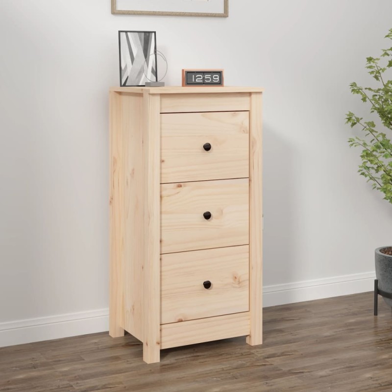 vidaXL Sideboard 40x35x80 cm Massivholz Kiefer vidaXL Sideboard 40x35x80 cm Massivholz Kiefer