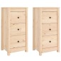 vidaXL Sideboards 2 Stk. 40x35x80 cm Massivholz Kiefer vidaXL Sideboards 2 Stk. 40x35x80 cm Massivholz Kiefer