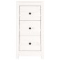 vidaXL Sideboards 2 Stk. Weiß 40x35x80 cm Massivholz Kiefer vidaXL Sideboards 2 Stk. Weiß 40x35x80 cm Massivholz Kiefer