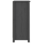 vidaXL Sideboards 2 Stk. Grau 40x35x80 cm Massivholz Kiefer vidaXL Sideboards 2 Stk. Grau 40x35x80 cm Massivholz Kiefer