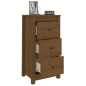 vidaXL Sideboard Honigbraun 40x35x80 cm Massivholz Kiefer vidaXL Sideboard Honigbraun 40x35x80 cm Massivholz Kiefer