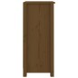 vidaXL Sideboard Honigbraun 40x35x80 cm Massivholz Kiefer vidaXL Sideboard Honigbraun 40x35x80 cm Massivholz Kiefer
