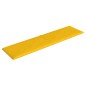 Wandpaneele 12 Stk. Gelb 60x15 cm Samt 1,08 m² Wandpaneele 12 Stk. Gelb 60x15 cm Samt 1,08 m²