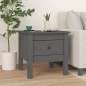 vidaXL Beistelltisch Grau 40x40x39 cm Massivholz Kiefer vidaXL Beistelltisch Grau 40x40x39 cm Massivholz Kiefer