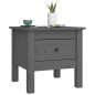 vidaXL Beistelltisch Grau 40x40x39 cm Massivholz Kiefer vidaXL Beistelltisch Grau 40x40x39 cm Massivholz Kiefer