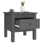 vidaXL Beistelltisch Grau 40x40x39 cm Massivholz Kiefer vidaXL Beistelltisch Grau 40x40x39 cm Massivholz Kiefer