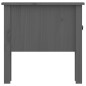 vidaXL Beistelltisch Grau 50x50x49 cm Massivholz Kiefer vidaXL Beistelltisch Grau 50x50x49 cm Massivholz Kiefer