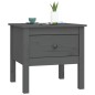vidaXL Beistelltische 2 Stk. Grau 50x50x49 cm Massivholz Kiefer vidaXL Beistelltische 2 Stk. Grau 50x50x49 cm Massivholz Kiefer