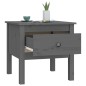 vidaXL Beistelltische 2 Stk. Grau 50x50x49 cm Massivholz Kiefer vidaXL Beistelltische 2 Stk. Grau 50x50x49 cm Massivholz Kiefer
