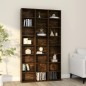 vidaXL CD-Regal Räuchereiche 102x23x177,5 cm Holzwerkstoff vidaXL CD-Regal Räuchereiche 102x23x177,5 cm Holzwerkstoff