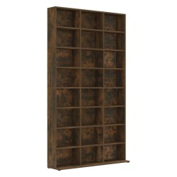 vidaXL CD-Regal Räuchereiche 102x23x177,5 cm Holzwerkstoff
