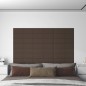 Wandpaneele 12 Stk. Taupe 60x15 cm Stoff 1,08 m² Wandpaneele 12 Stk. Taupe 60x15 cm Stoff 1,08 m²