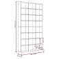 vidaXL CD-Regal Räuchereiche 102x23x177,5 cm Holzwerkstoff vidaXL CD-Regal Räuchereiche 102x23x177,5 cm Holzwerkstoff