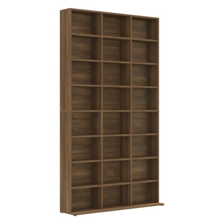 vidaXL CD-Regal Braun Eichen-Optik 102x23x177,5 cm Holzwerkstoff