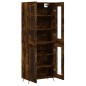 vidaXL Highboard Räuchereiche 69,5x34x180 cm Holzwerkstoff vidaXL Highboard Räuchereiche 69,5x34x180 cm Holzwerkstoff