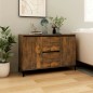 vidaXL Sideboard Räuchereiche 104x35x70 cm Holzwerkstoff vidaXL Sideboard Räuchereiche 104x35x70 cm Holzwerkstoff