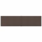 Wandpaneele 12 Stk. Taupe 60x15 cm Stoff 1,08 m² Wandpaneele 12 Stk. Taupe 60x15 cm Stoff 1,08 m²
