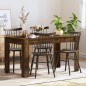 vidaXL Esstisch Räuchereiche 140x74,5x76 cm Holzwerkstoff vidaXL Esstisch Räuchereiche 140x74,5x76 cm Holzwerkstoff