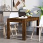 vidaXL Esstisch Räuchereiche 140x74,5x76 cm Holzwerkstoff vidaXL Esstisch Räuchereiche 140x74,5x76 cm Holzwerkstoff