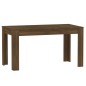 vidaXL Esstisch Braun Eichen-Optik 140x74,5x76 cm Holzwerkstoff vidaXL Esstisch Braun Eichen-Optik 140x74,5x76 cm Holzwerkstoff