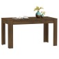 vidaXL Esstisch Braun Eichen-Optik 140x74,5x76 cm Holzwerkstoff vidaXL Esstisch Braun Eichen-Optik 140x74,5x76 cm Holzwerkstoff