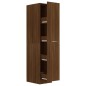 vidaXL Apothekerschrank Braun Eichen-Optik 30x42,5x150cm Holzwerkstoff vidaXL Apothekerschrank Braun Eichen-Optik 30x42,5x150cm Holzwerkstoff