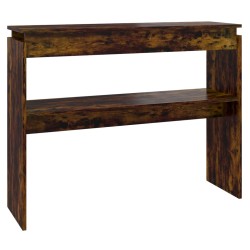 vidaXL Konsolentisch Räuchereiche 102x30x80 cm Holzwerkstoff