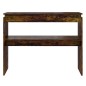 vidaXL Konsolentisch Räuchereiche 102x30x80 cm Holzwerkstoff