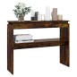 vidaXL Konsolentisch Räuchereiche 102x30x80 cm Holzwerkstoff