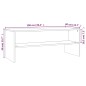vidaXL TV-Schrank Räuchereiche 100x40x40 cm Holzwerkstoff vidaXL TV-Schrank Räuchereiche 100x40x40 cm Holzwerkstoff