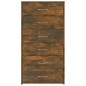 vidaXL Sideboard 6 Schubladen Räuchereiche 50x34x96 cm Holzwerkstoff vidaXL Sideboard 6 Schubladen Räuchereiche 50x34x96 cm Holzwerkstoff