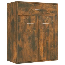 vidaXL Sideboard Räuchereiche 60x30x75 cm Holzwerkstoff	