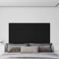 Wandpaneele 12 Stk. Schwarz 60x30 cm Stoff 2,16 m² Wandpaneele 12 Stk. Schwarz 60x30 cm Stoff 2,16 m²