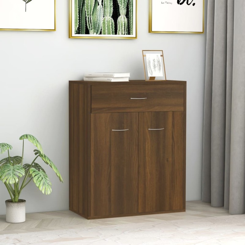 vidaXL Sideboard Braun Eichen-Optik 60x30x75 cm Holzwerkstoff vidaXL Sideboard Braun Eichen-Optik 60x30x75 cm Holzwerkstoff