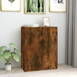 vidaXL Sideboard Räuchereiche 60x30x75 cm Holzwerkstoff