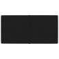 Wandpaneele 12 Stk. Schwarz 60x30 cm Stoff 2,16 m² Wandpaneele 12 Stk. Schwarz 60x30 cm Stoff 2,16 m²