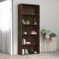 vidaXL Bücherregal 5 Fächer Braun Eiche 80x30x189 cm Holzwerkstoff vidaXL Bücherregal 5 Fächer Braun Eiche 80x30x189 cm Holzwerkstoff