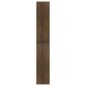 vidaXL Bücherregal 5 Fächer Braun Eiche 80x30x189 cm Holzwerkstoff vidaXL Bücherregal 5 Fächer Braun Eiche 80x30x189 cm Holzwerkstoff