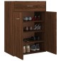 vidaXL Schuhschrank Braun Eichen-Optik 60x35x84 cm Holzwerkstoff vidaXL Schuhschrank Braun Eichen-Optik 60x35x84 cm Holzwerkstoff