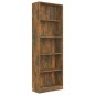 vidaXL Bücherregal 5 Fächer Räuchereiche 60x24x175 cm Holzwerkstoff vidaXL Bücherregal 5 Fächer Räuchereiche 60x24x175 cm Holzwerkstoff