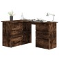 vidaXL Eckschreibtisch Räuchereiche 145x100x76 cm Holzwerkstoff vidaXL Eckschreibtisch Räuchereiche 145x100x76 cm Holzwerkstoff