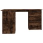 vidaXL Eckschreibtisch Räuchereiche 145x100x76 cm Holzwerkstoff vidaXL Eckschreibtisch Räuchereiche 145x100x76 cm Holzwerkstoff