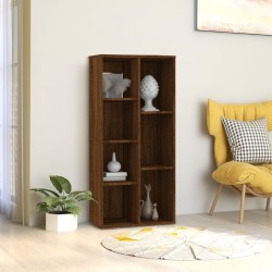 vidaXL Bücherregal Braun Eichen-Optik 50x25x106 cm